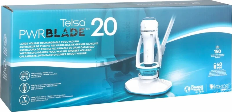 Kokido Telsa Powerblade 20 elektrische zwembadstofzuiger