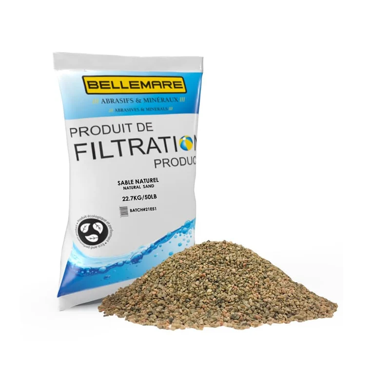 Sable de filtration naturel