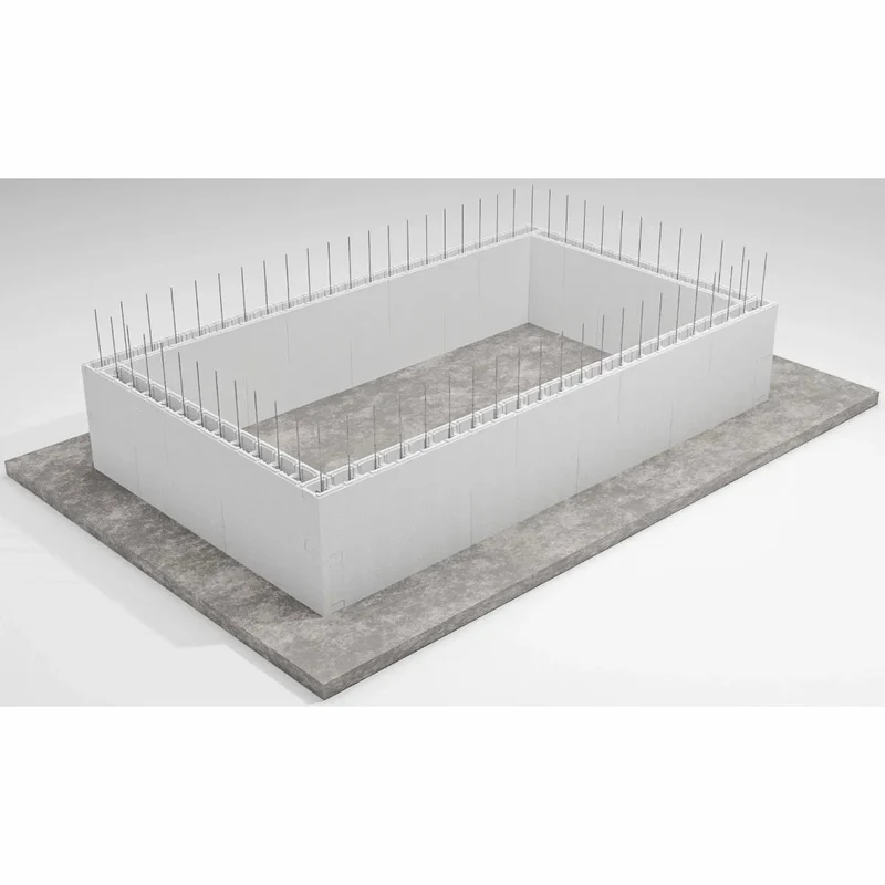High Density Polystyreen zwembad zelfbouwpakket - 10,00 x 5,00 x 1,50 m