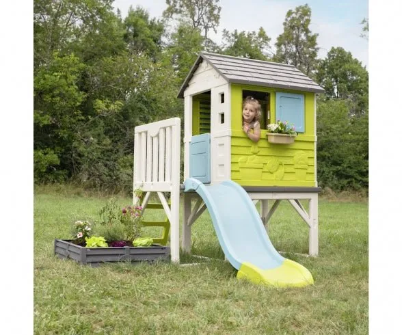 Smoby Square House On Stilts speelhuis met zandbak