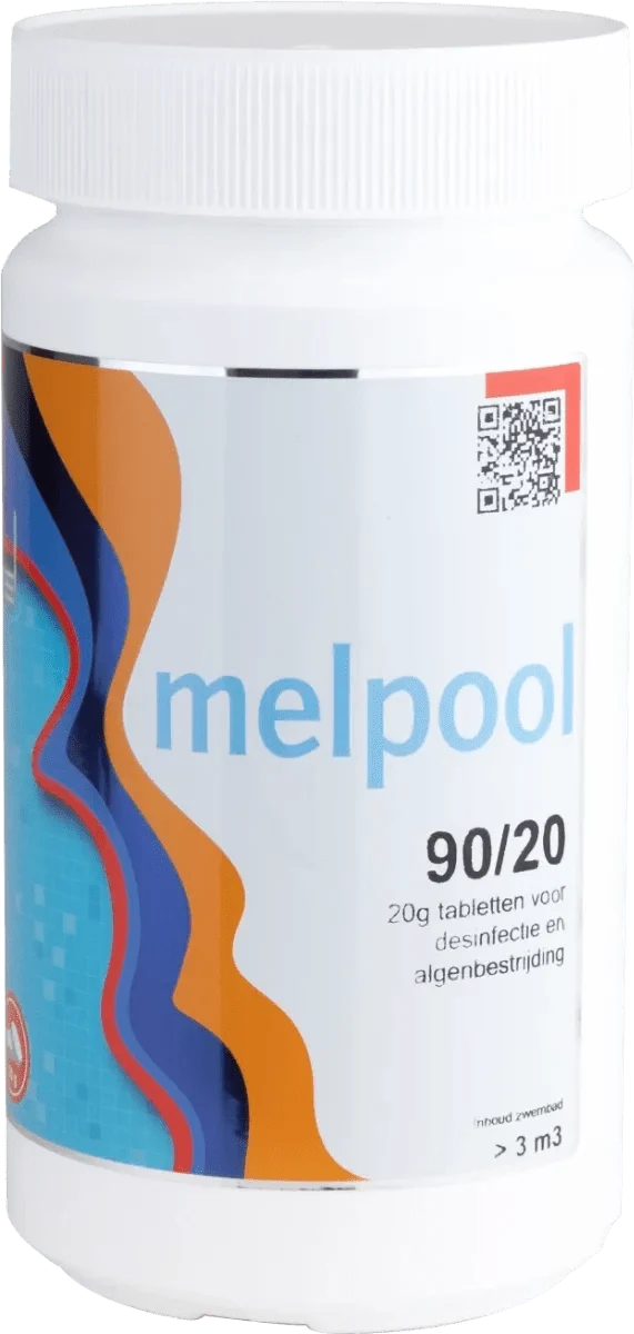 Melpool kleine chloortabletten 20 grams 1 kg