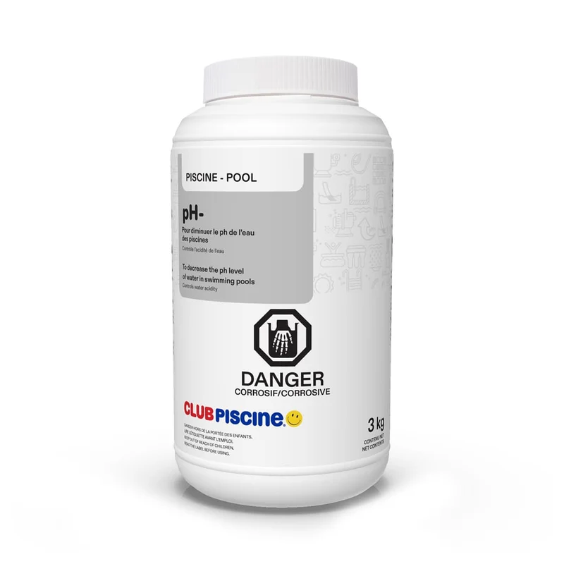 pH- Diminue le pH - 3 kg