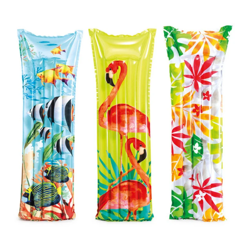 Matelas gonflables avec fleurs assortis