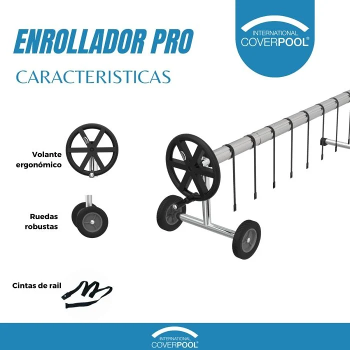Coverpool Pro Enrollador telescópico para piscina
