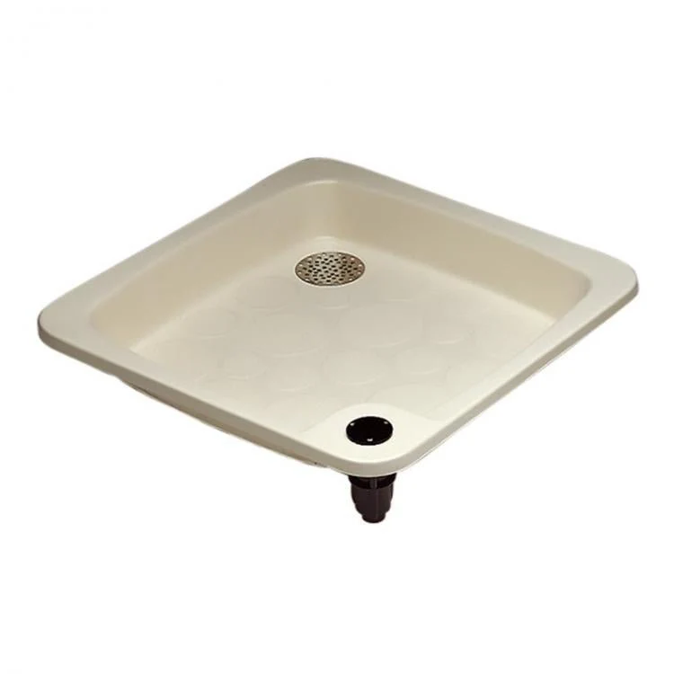 Astralpool Plato ducha 80×80 con anclaje Ø43 para piscina