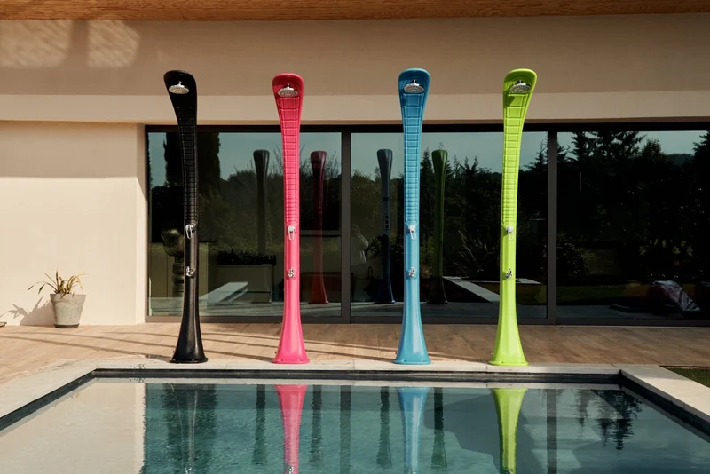 Cobra 32L Douche op zonne-energie - Blauw