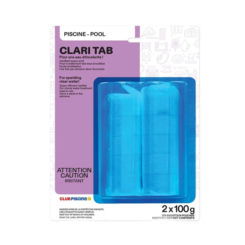 Clari Tab : Clarifiant super actif