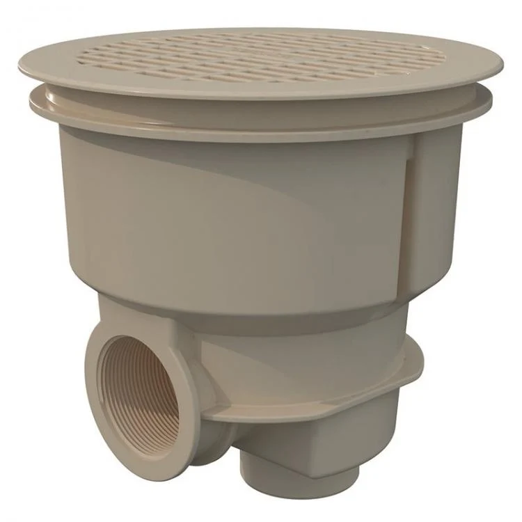 Astralpool - Sumidero Norm en ABS con rejilla plana para piscina de hormigón