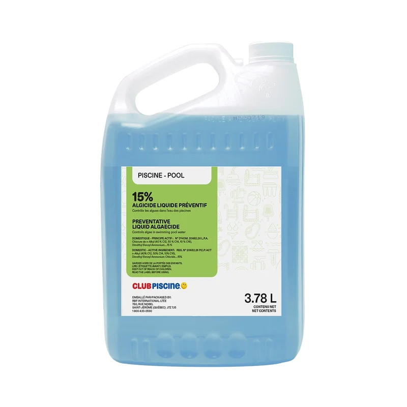 Algicide liquide préventif 15% - 3,78L