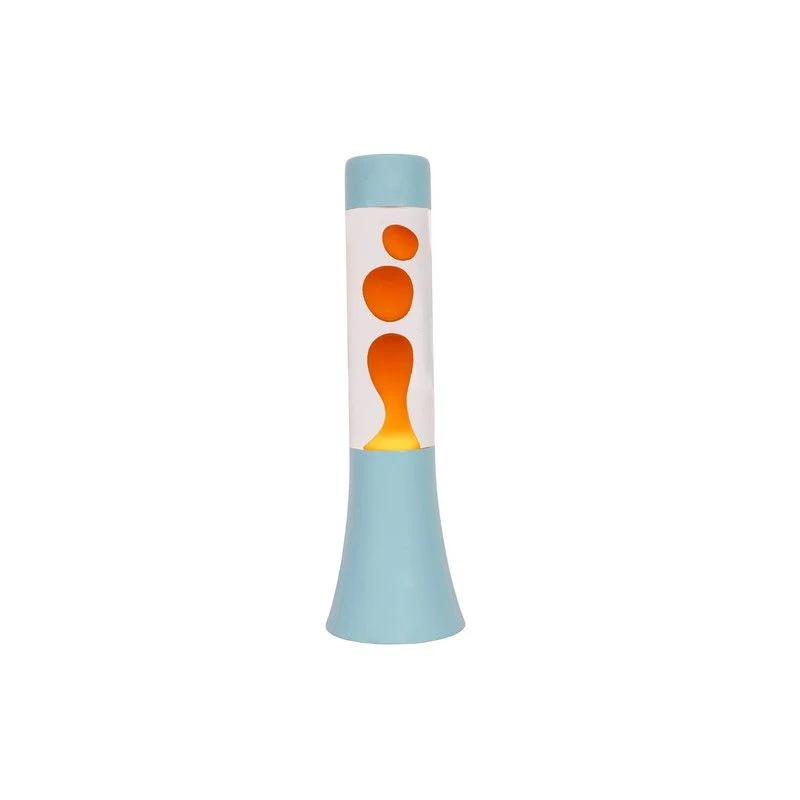 Mini Lava Lamp Blu e Arancione Fisura