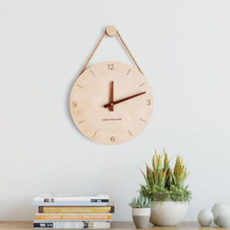 TimeCircle – Minimalistisk vægur med ophængende rundt design