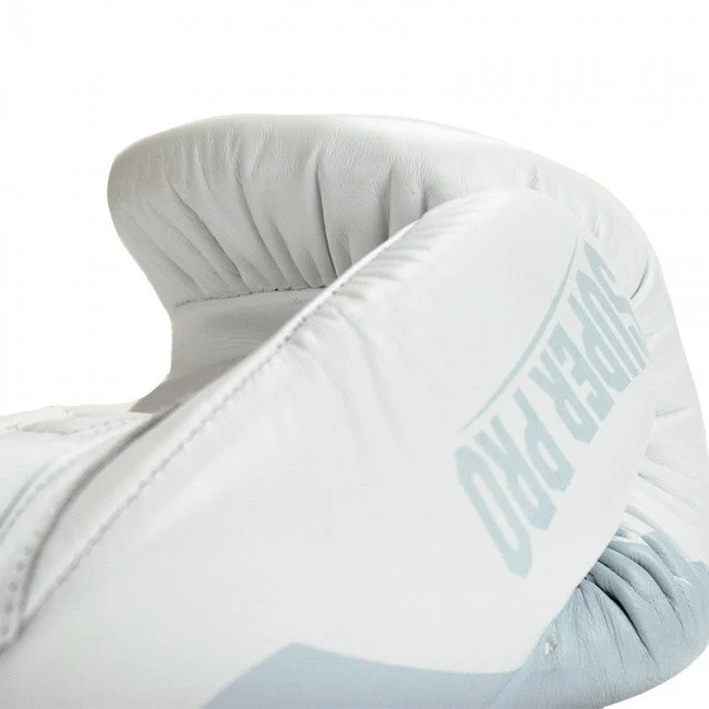 Super Pro Combat Gear Legend SE Lederen (Kick)Bokshandschoenen - Wit