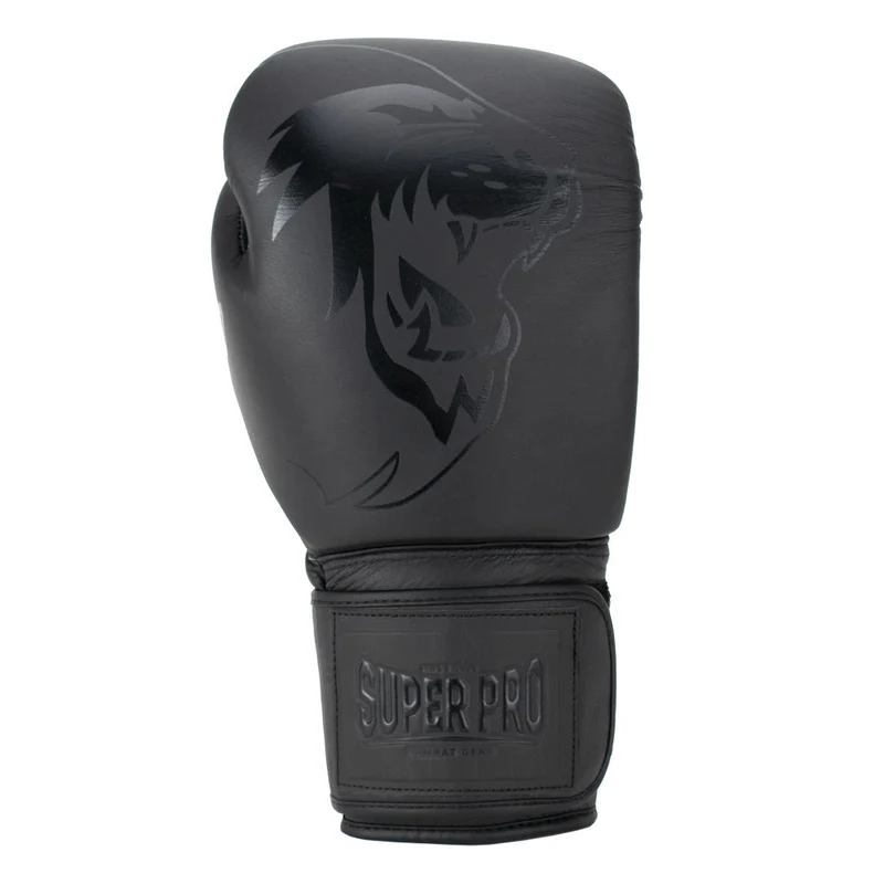 Super Pro Combat Gear Legend Lederen (Kick)Bokshandschoenen - Grijs