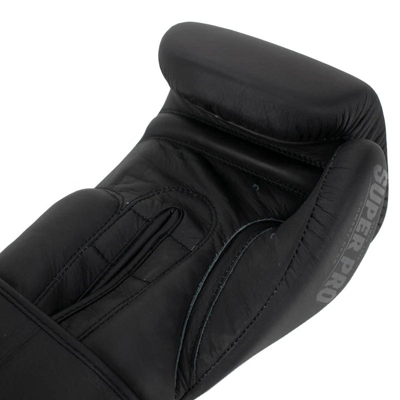 Super Pro Combat Gear Legend Lederen (Kick)Bokshandschoenen - Grijs