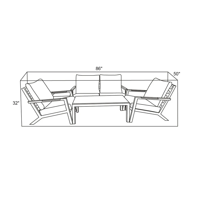 Housse protectrice pour ensemble de conversation