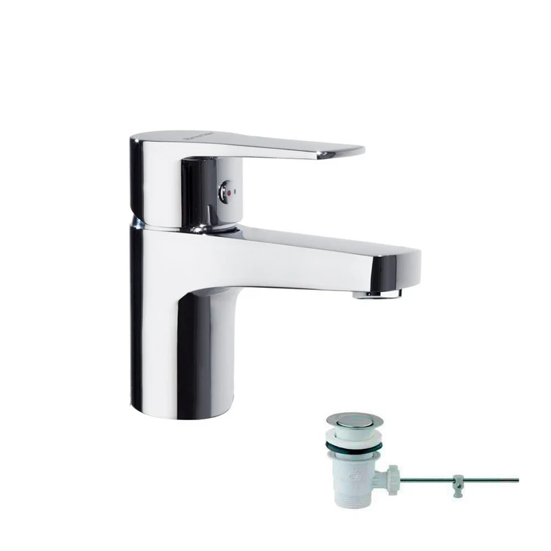 Ramon Soler - Grifo de lavabo monomando Titanium Tool Free cromo