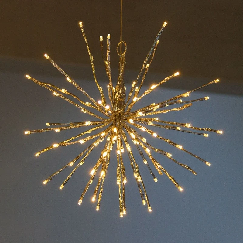 Ramo Argento Twigball 120 LED Classic FlashLED Diamond D40CM Peraga Christmas