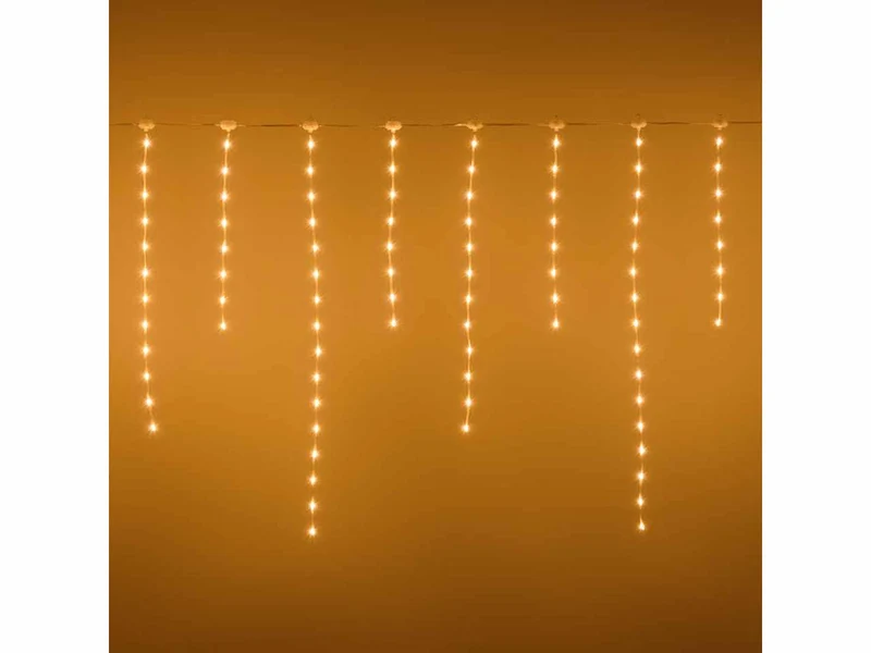 Tenda 220led bianco caldo 304x80cm Peraga Christmas