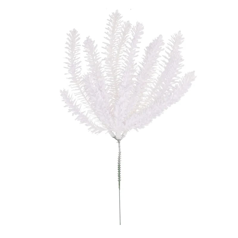 Ramo plastica pino bianco 24x33cm Peraga Christmas