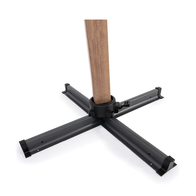 Parasol suspendu Deluxe avec fini bois - 10 pi (3 m)
