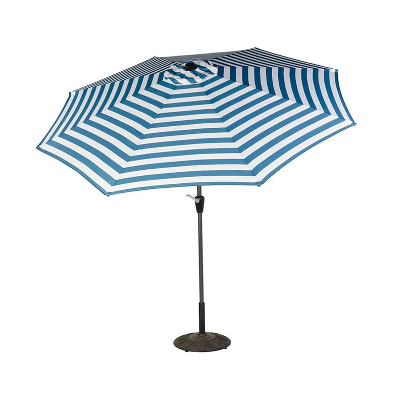 Parasol de marché rayé - 9 pi (2,7 m)