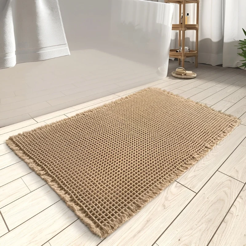 TasselMat – Gulvmåtte med Frynser og Skridsikkert Design