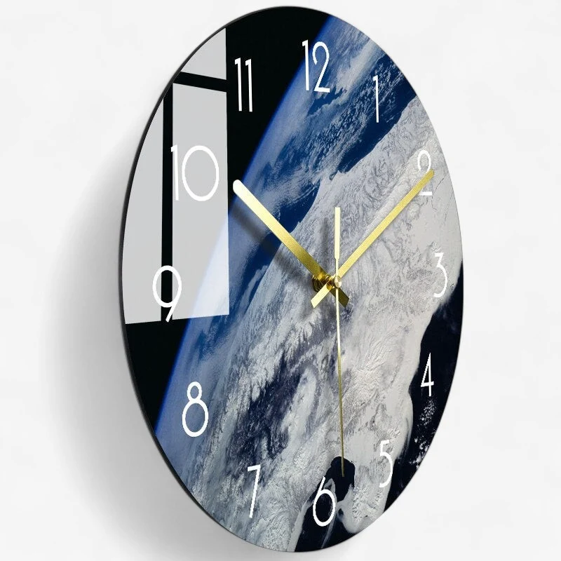 TimeGlow – Glasvægur med rund form