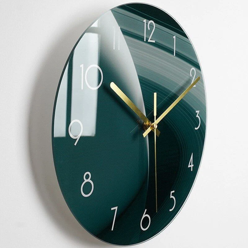 TimeGlow – Glasvægur med rund form