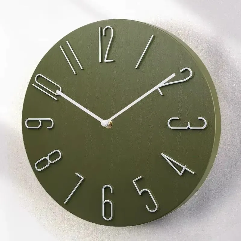 QuietTick – Lydløst vægur med rundt design