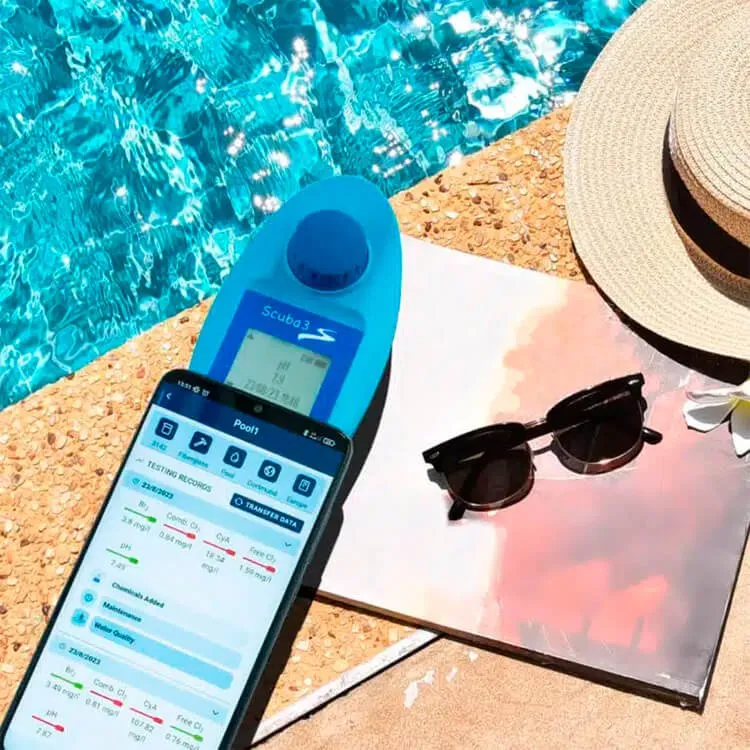 Lovibond Fotómetro Scuba 3S app móvil para piscina