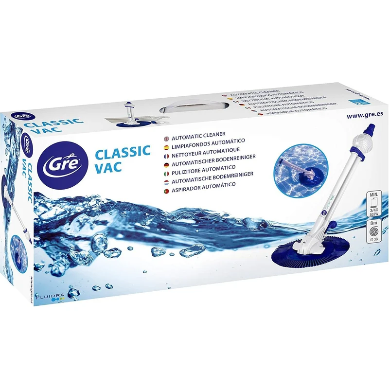 Gre - Classic Vac Limpiafondos automático para piscina