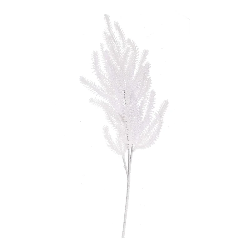 Ramo Plastica Pino Bianco 25x54cm Peraga Christmas