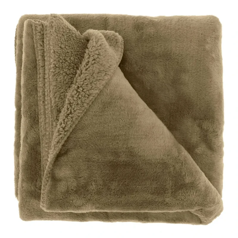 Plaid Torvah 150x200cm Taupe UNIQUE LIVING