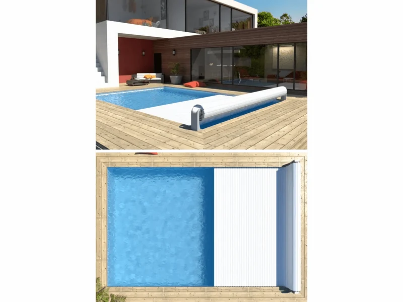 Open Aero automatisch oprolsysteem - tot 4,5 meter - Grijs