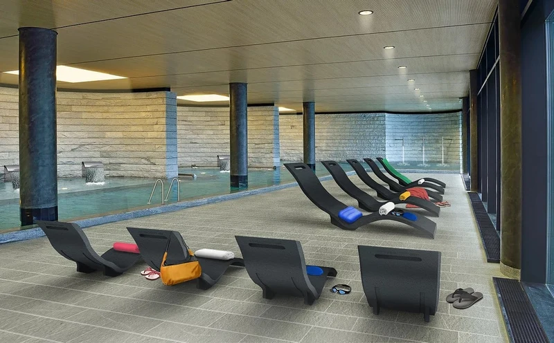 Kunststof Luxe Lounge ligbed - Antraciet