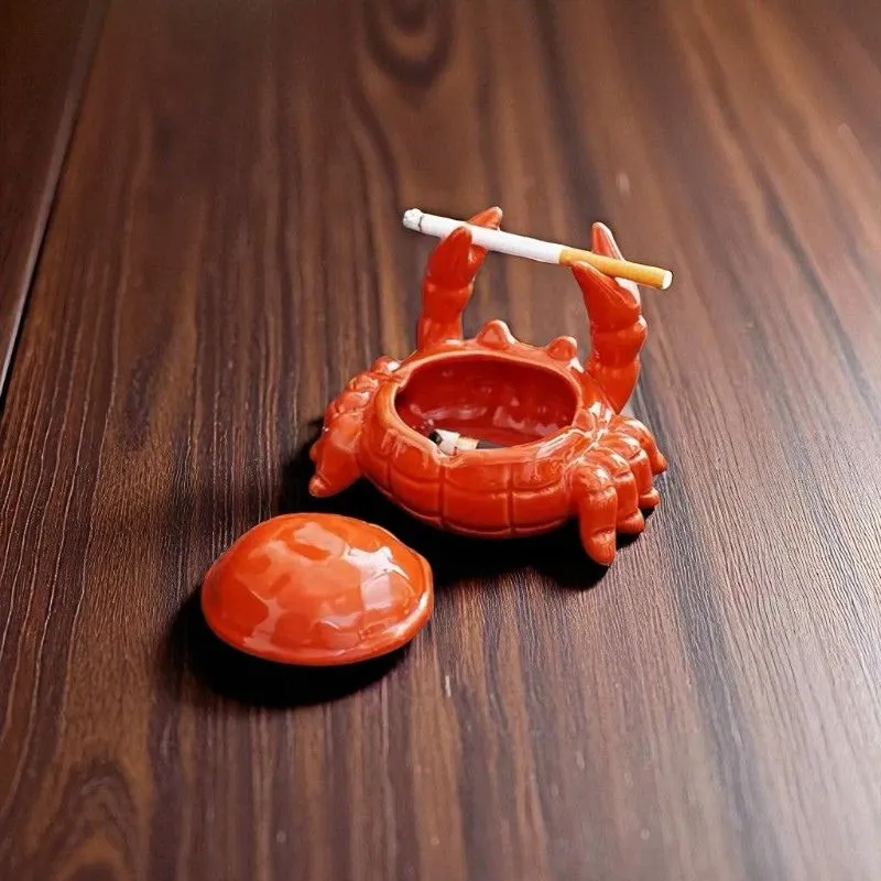 ShellGuard - Krabbeaskebæger med låg og flyveaske-design