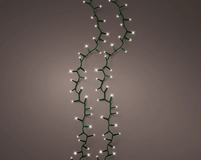 Filo LED compact lunghezza 2200 cm verde/bianco caldo Peraga Christmas