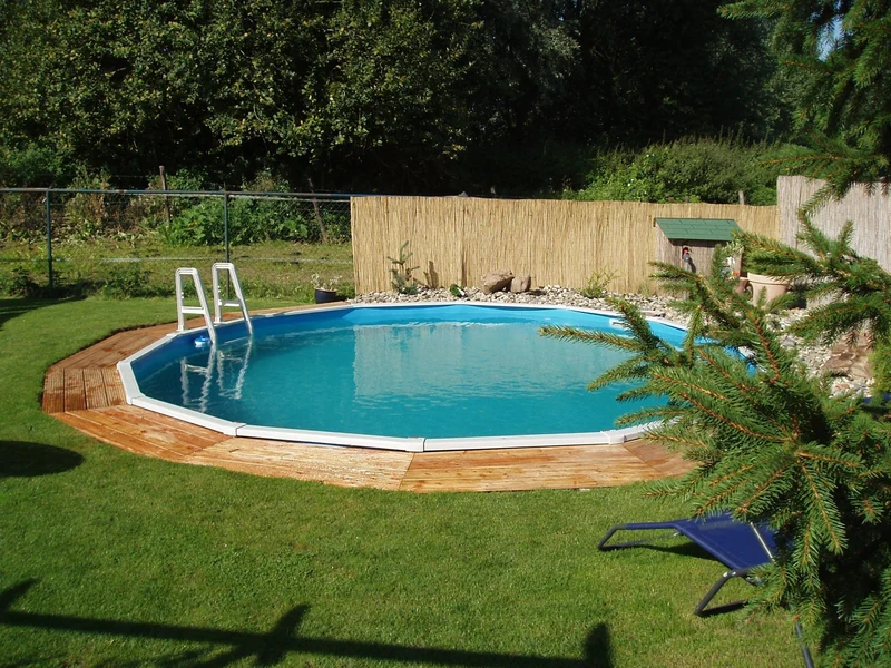 Interline Century metalen zwembad rond Ø 730 cm x 132 cm compleet pakket