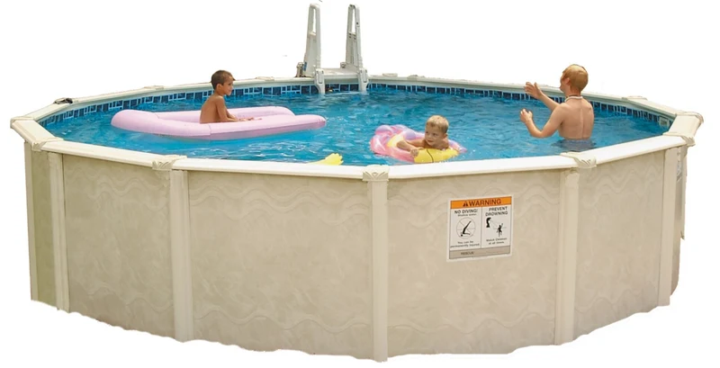 Interline Century metalen zwembad rond Ø 360 cm x 132 cm compleet pakket