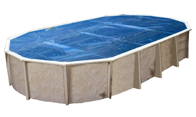 Zomerafdekking voor ovaal zwembad 1250 cm x 640 cm