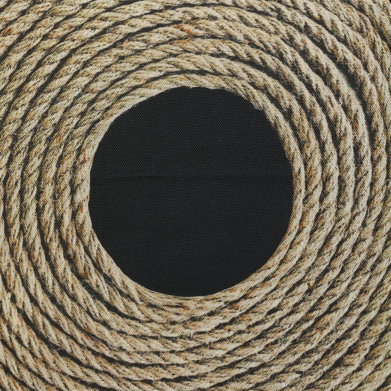 Coussin extérieur 18 x 18 po - Imprimé motif raffia