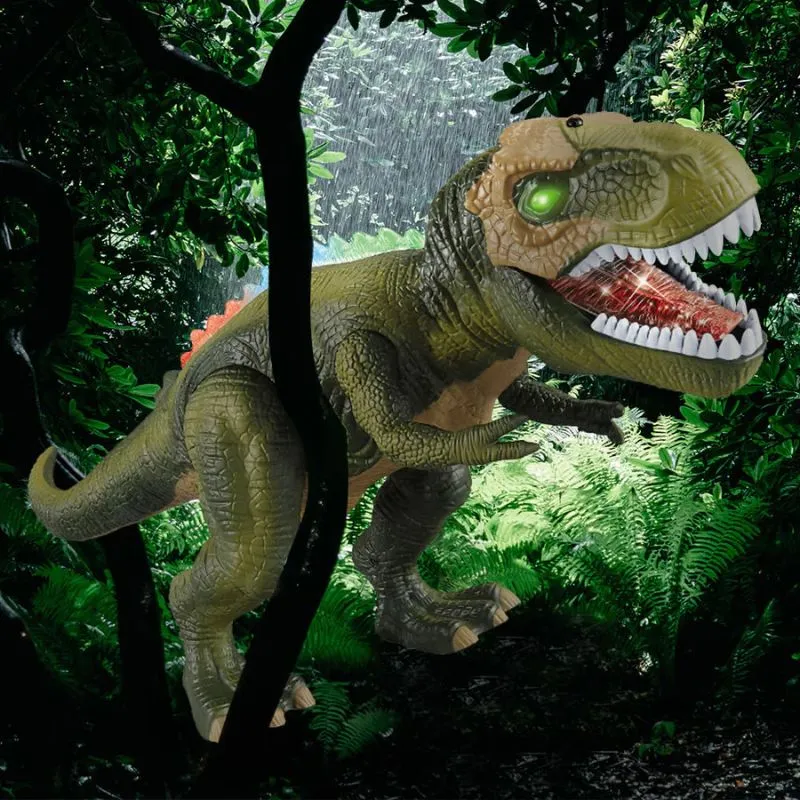 DinoRex - Fjernstyret Dinosaurlegetøj med LED Lys