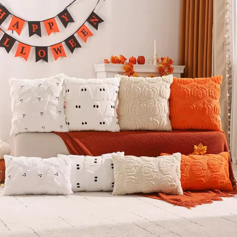 PumpkinEase – Halloween Jacquard Pyntepudebetræk