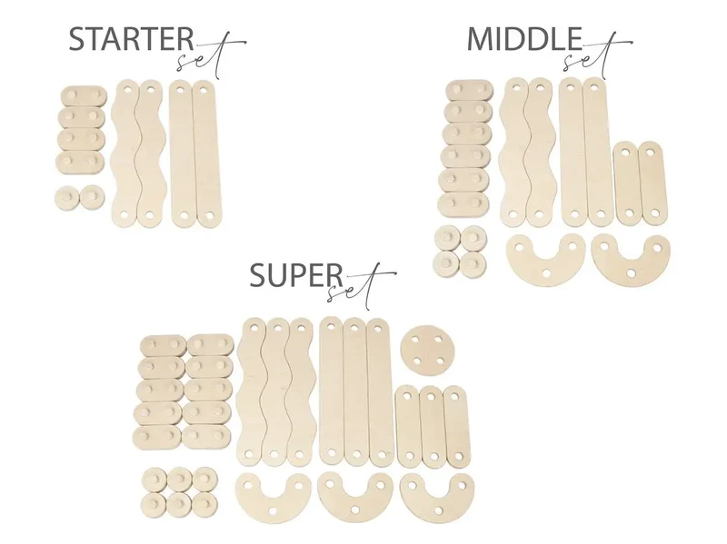 Poutres d'équilibre PELTES®, jouet Montessori, planche d'équilibre - Jeu de motricité enfant - Happymoon