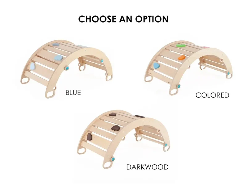Arche d'Escalade + Rampe pour Alpiniste - Jeu de Motricité Enfant - Happymoon