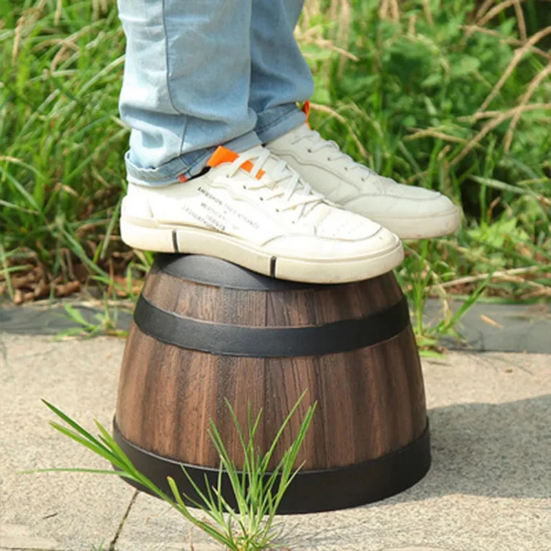 RusticoBarrel – Plantekrukke i Resin med Drænhuller