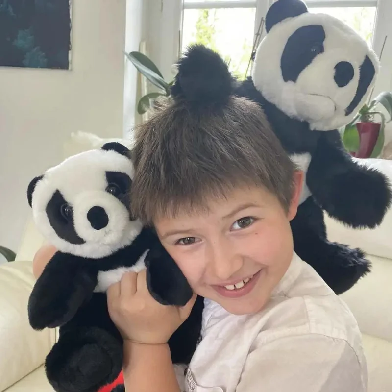 Ma peluche Panda Sam - La Pelucherie