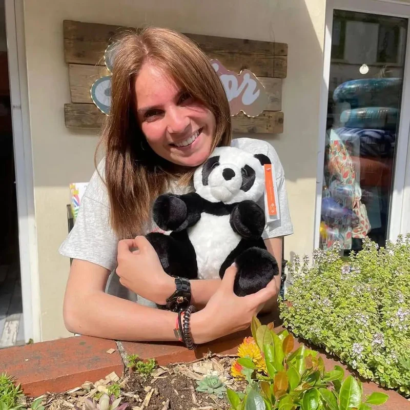 Ma peluche Panda Sam - La Pelucherie