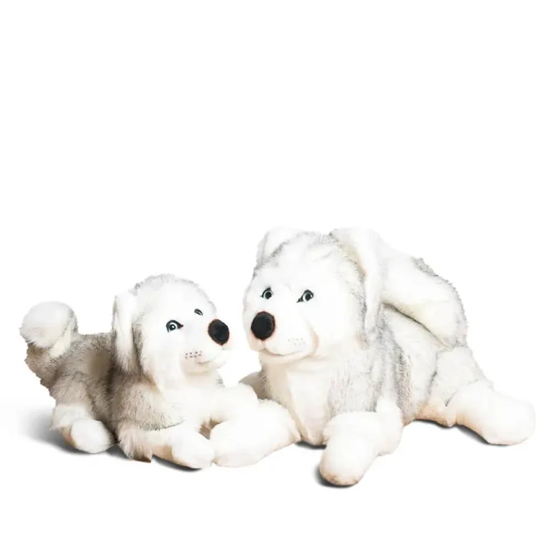 Ma peluche Husky Léonard - La Pelucherie
