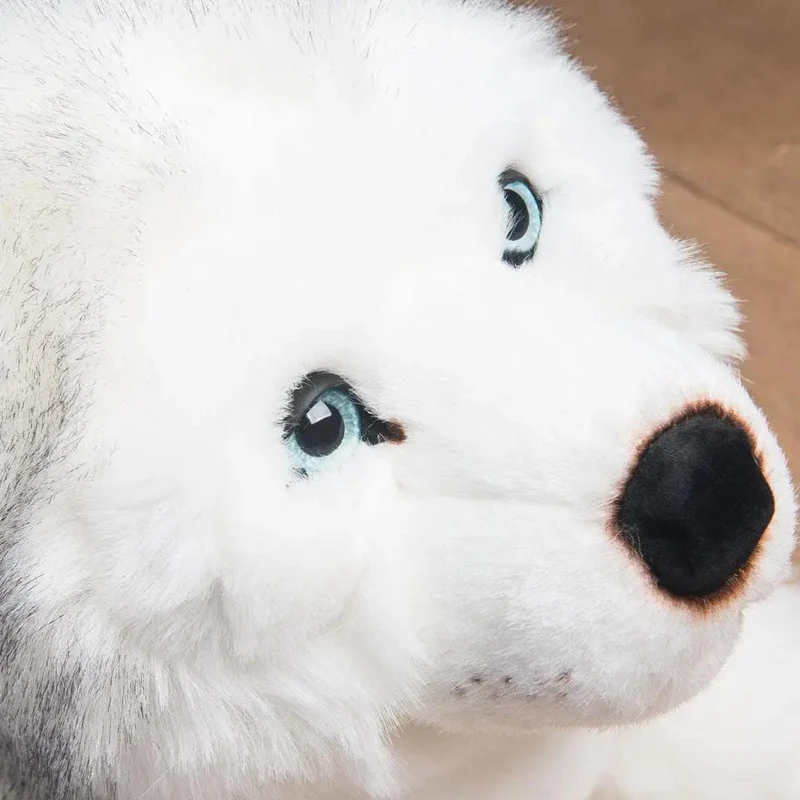 Ma peluche Husky Léonard - La Pelucherie